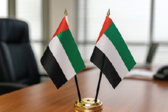 v shape table flag printing